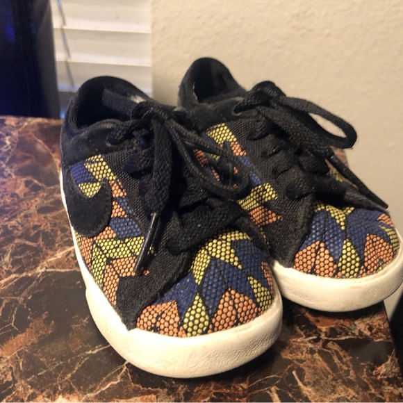 Nike Blazer Low N7 Suede Black Citron Pulse Size 5C - Picture 3 of 16